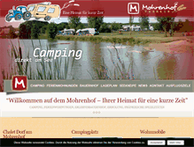 Tablet Screenshot of mohrenhof-franken.de
